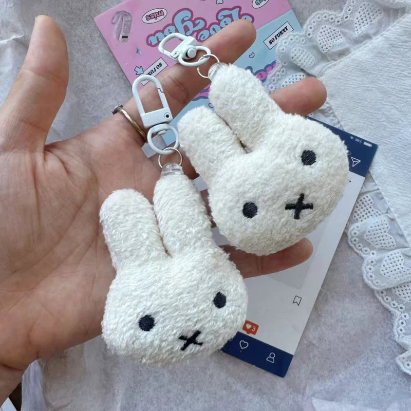 Cute Miffy Keychain Cartoon Rabbit Doll Car & Bag Pendant - Multiple Colors
