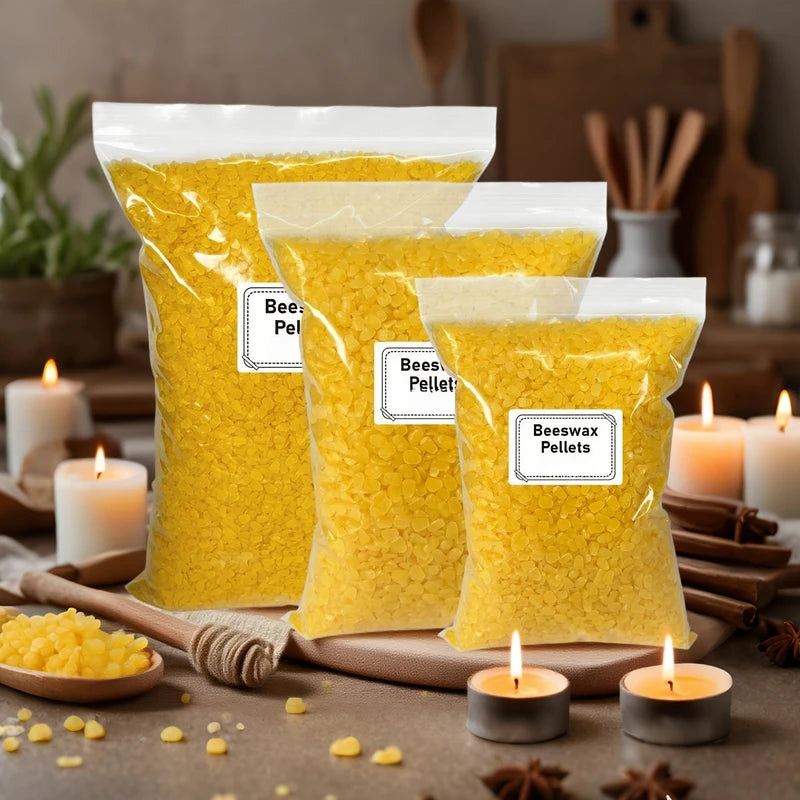 Beeswax for Candle Making - Natural DIY Candle & Craft Wax, 200g/500g/1000g