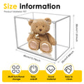 Large Stackable Plastic Display Storage Box for Dolls & Collectibles