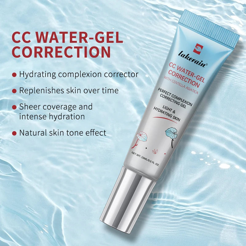 High Coverage CC Cream Foundation - Hydrating Liquid Face Makeup with Color Change