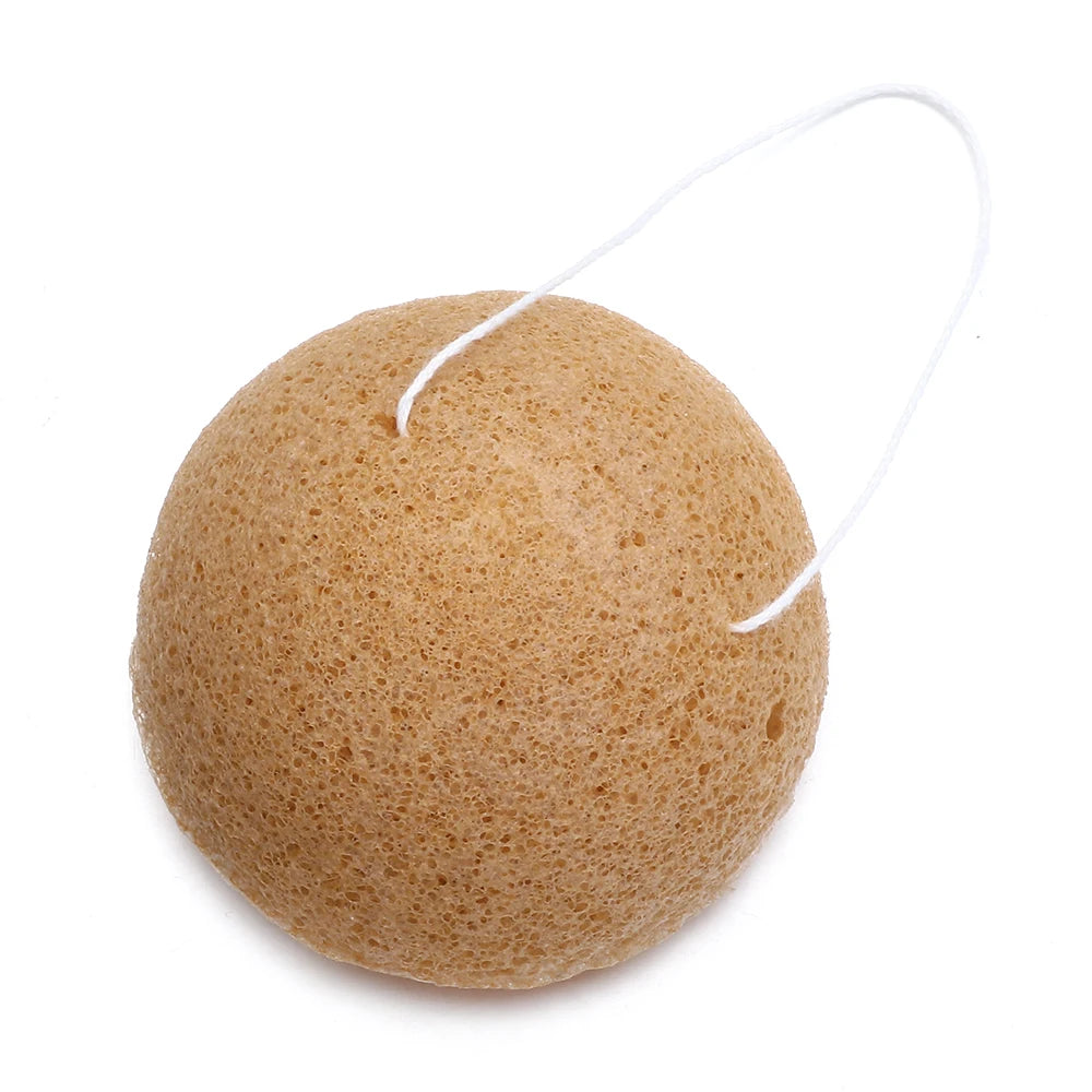 Natural Konjac Facial Sponge for Gentle Cleansing & Exfoliation - Multiple Colors