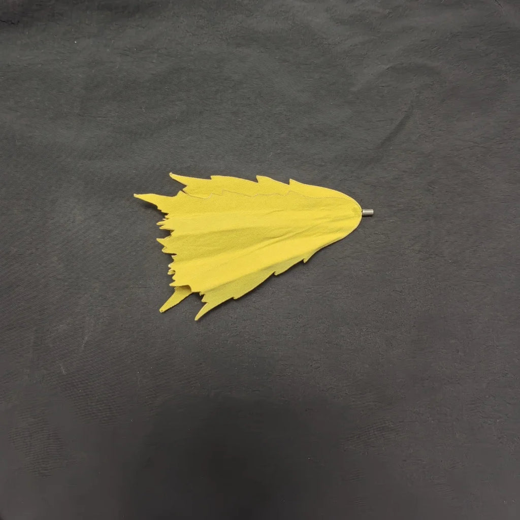 Anime Midoriya Izuku Cloak for 1/12 Doll Action Figures - Handmade Yellow Costume with Iron Wire