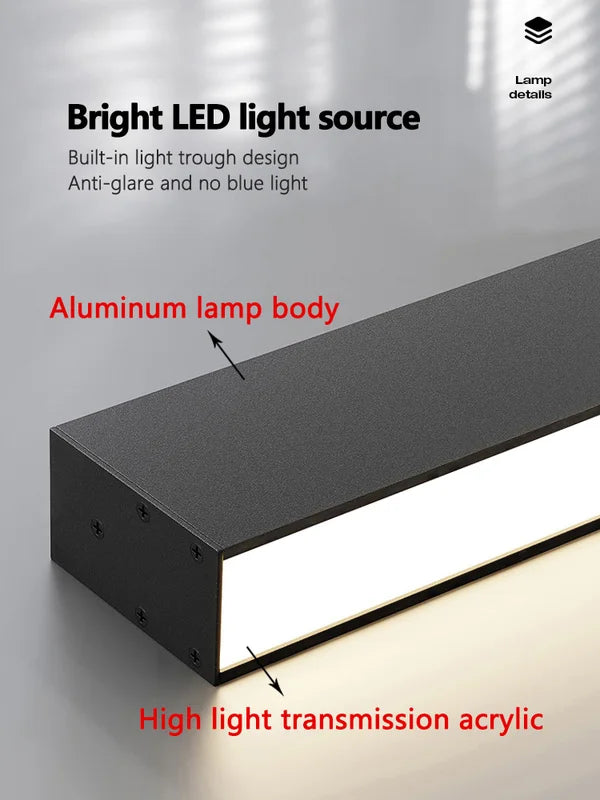 Modern Surface Mounted LED Ceiling Light for Living Room Bedroom Kitchen | Minimalist Aisle Lamp