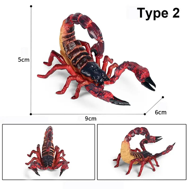 Lifelike Insect Figurine Scorpion Model Educational Toy Halloween Props Kids Decor