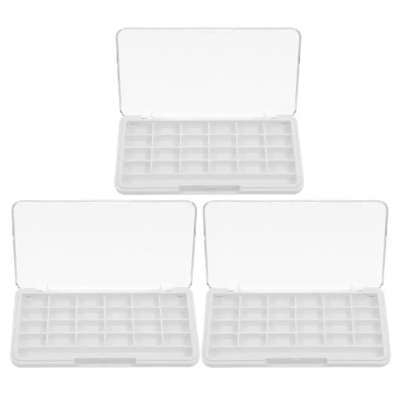 Refillable Eyeshadow Palette Organizer Case with 24 Slots Travel Makeup Storage