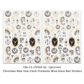 2PCS Firework Nail Stickers for New Year & Party Nail Art, Easy DIY Decoration