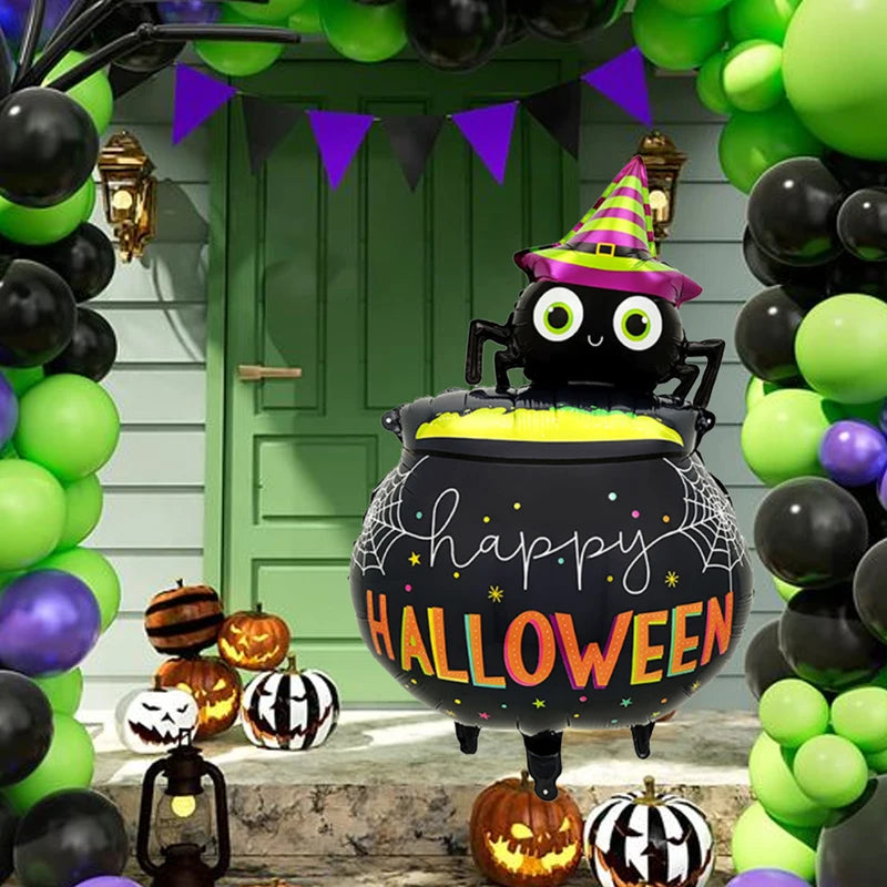 Halloween Spider Themed Balloon for Party Decorations - Pack of 1 or 2
