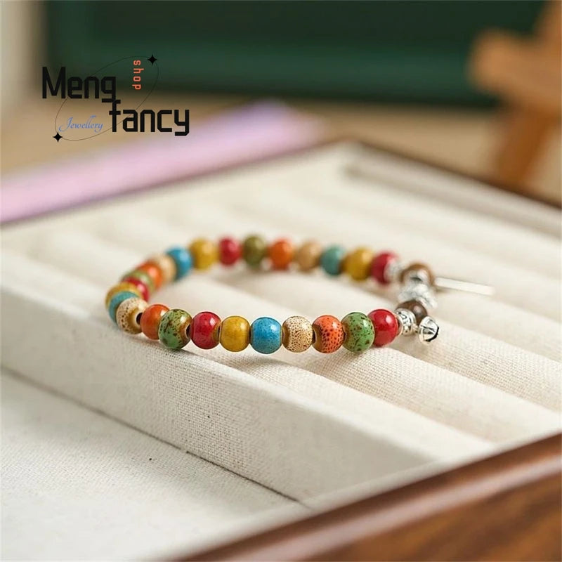 Colorful Couple Bracelets with Good Luck Koi Design - Natural Fashion Jewelry