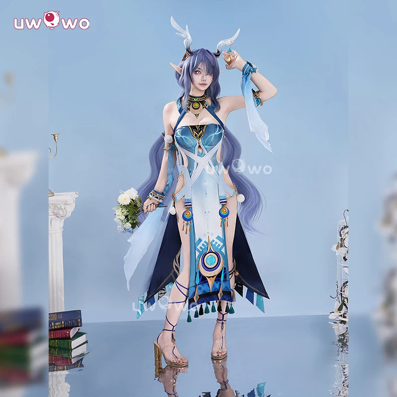 Genshin Impact Lauma Cosplay Costume with Ears - All Sizes & Colors
