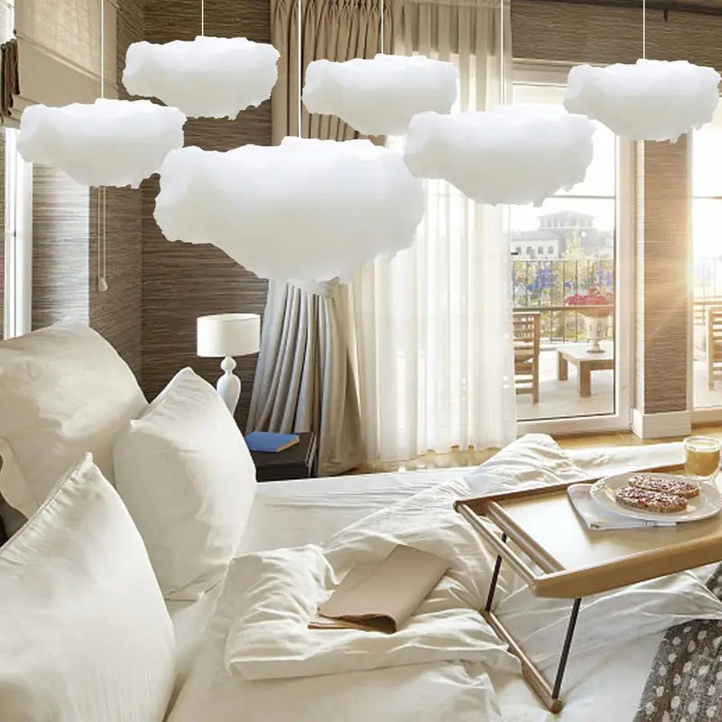 Wedding Cloud Decoration Set Artificial Cotton Cloud Hanging Props for Events