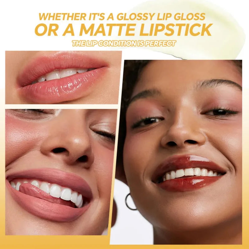 3-Piece Lip Balm Set with Lipstick Base Hydrating Natural Plant Lip Care