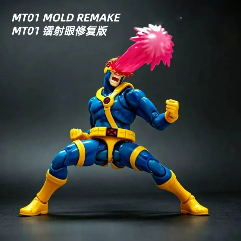 1/12 Action Figure Cyclops Scott Summers Marvel Collectible Toy - Movable X-Men