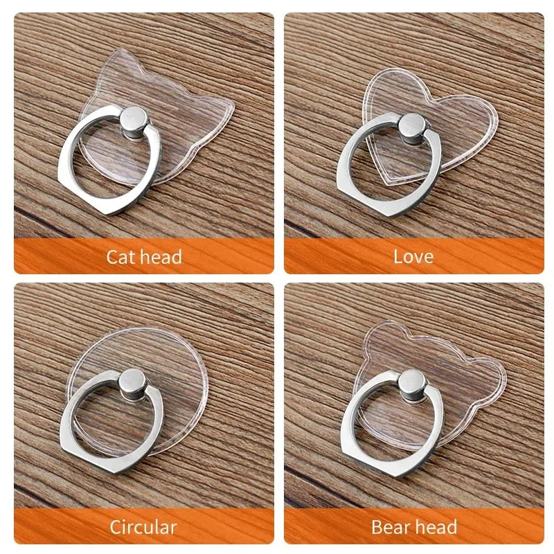 Universal Mobile Phone Holder Stand with Finger Ring & Magnetic Support for iPhone Samsung