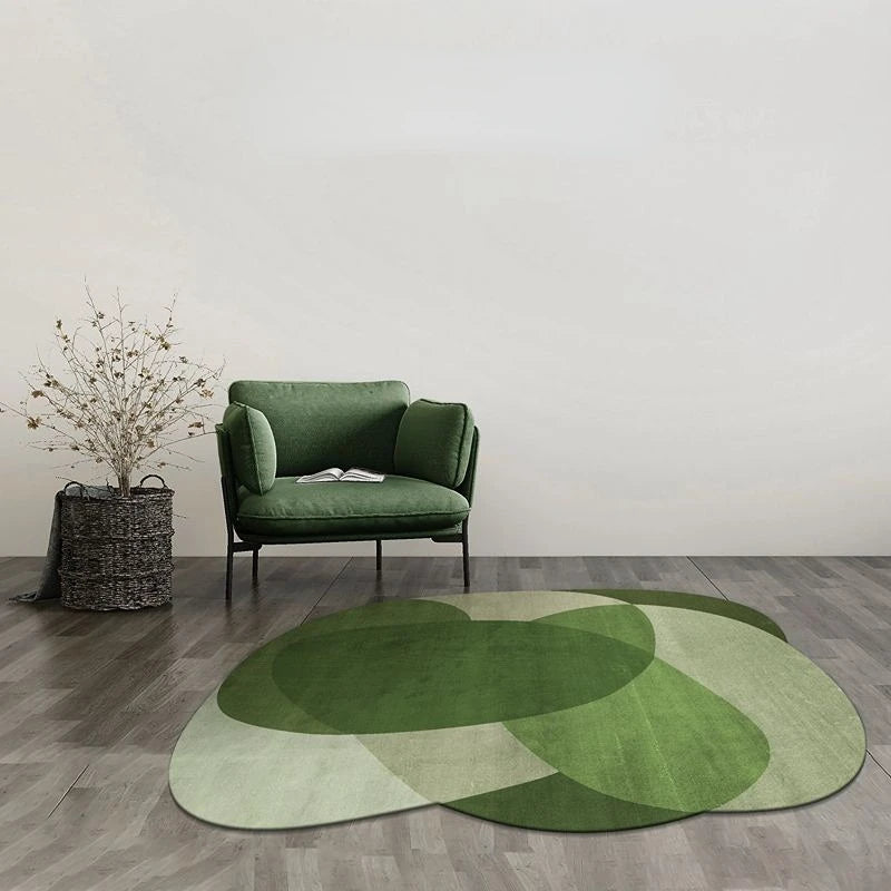 Geometric Living Room Rug Non-Slip Household Carpet Creative Floor Mat