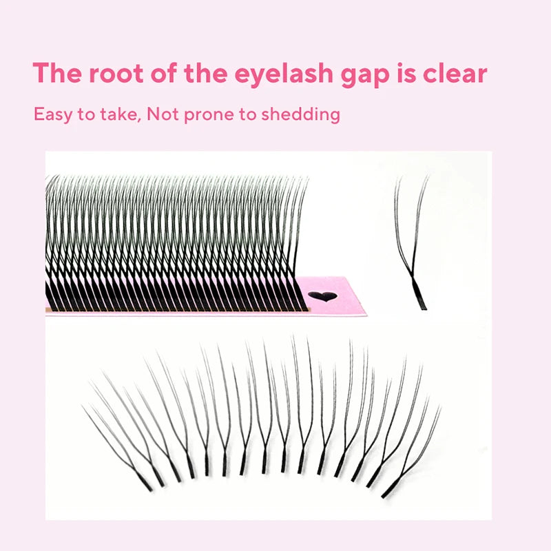 False Eyelashes U-Shaped 3D Voluminous Wispy Faux Mink Makeup Lashes