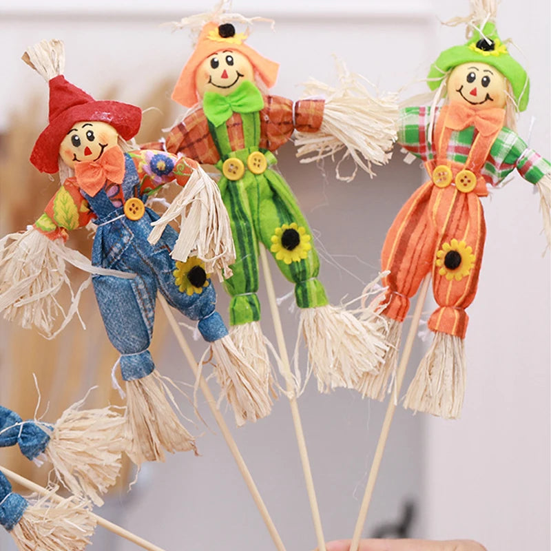Autumn Harvest Scarecrow Garden Decoration Halloween Yard Decor