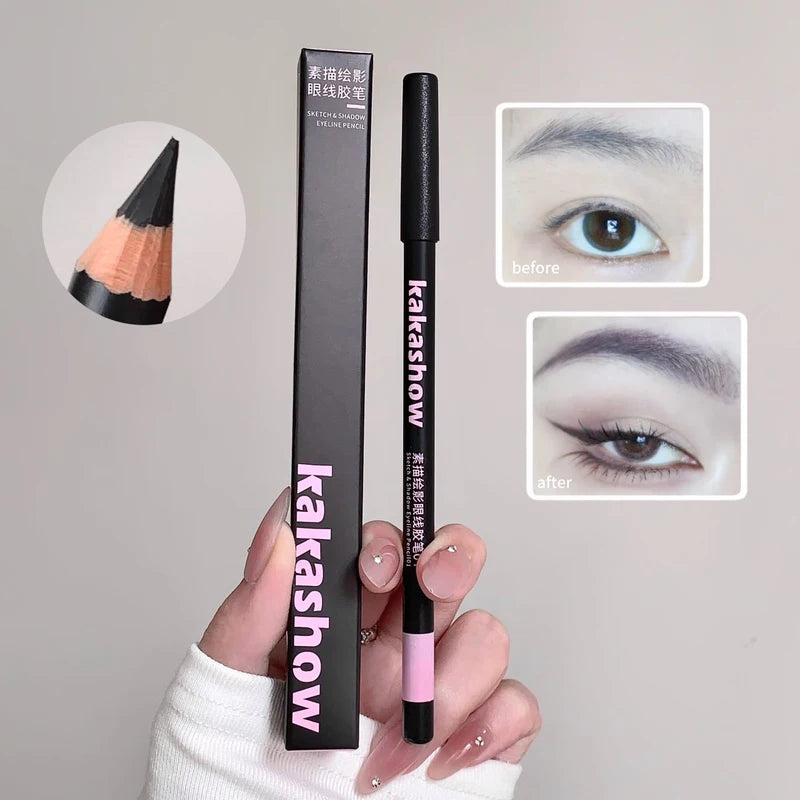 4-Color Matte Waterproof Eyeliner Pencil Set - Smokey, Punk, Long-lasting