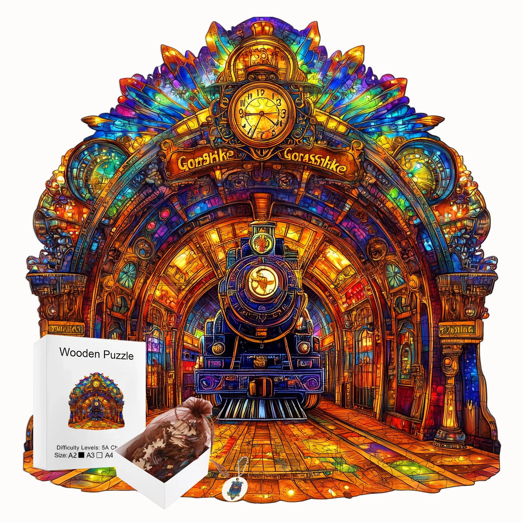 Wooden Puzzle Toy - Fantasy Themed Decorative Gift for Kids & Teens