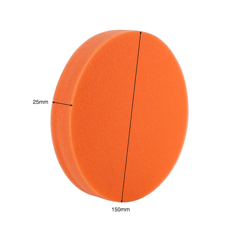 Car Polishing Pads 6 Inch Sponge Buffing & Waxing Pads 10-Pack