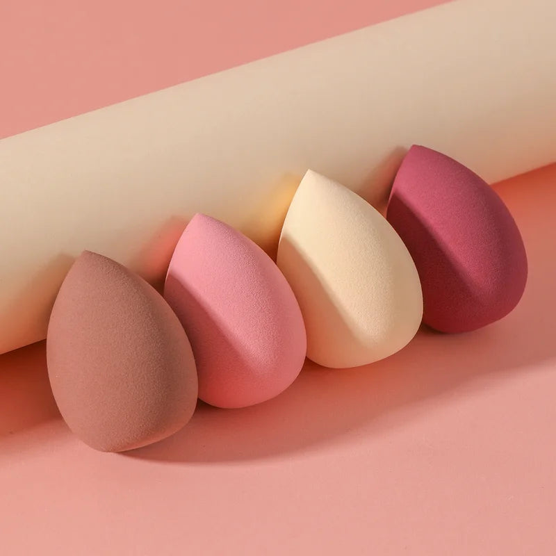 4 Pcs Makeup Egg Sponges Set - Foundation Blenders for Face Beauty