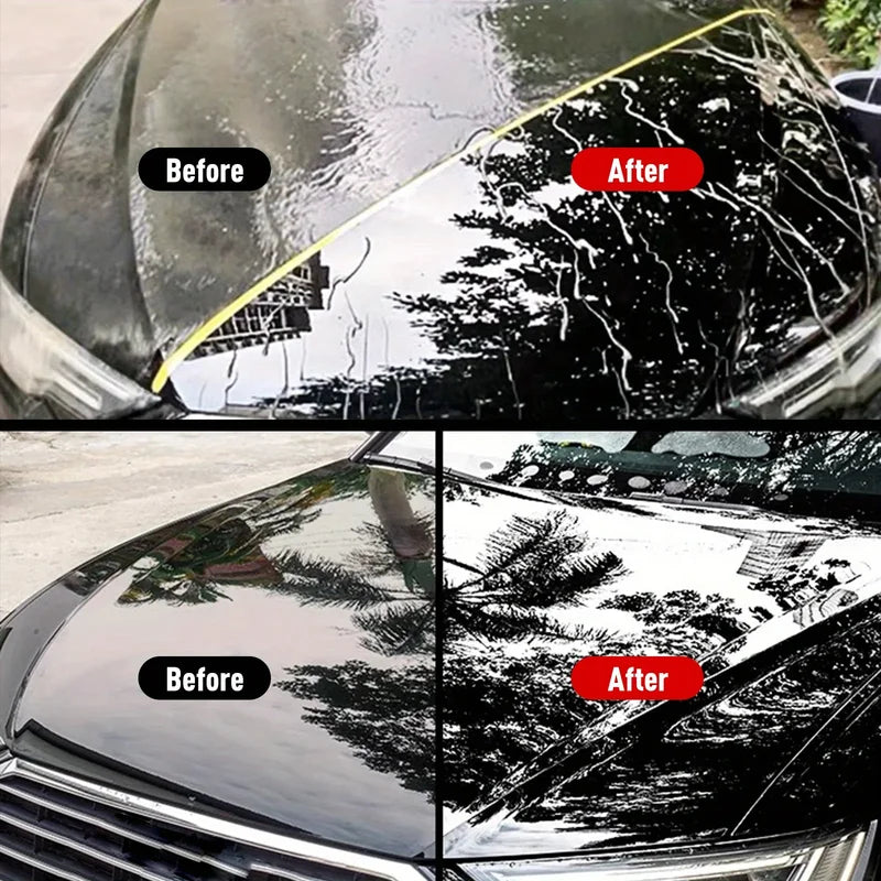 Black Car Wax - Scratch Remover & Paint Care Polishing for Auto Vehicles