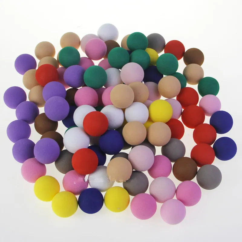 50pcs Colorful EVA Foam Balls - Soft Practice Spheres for Crafts & Play