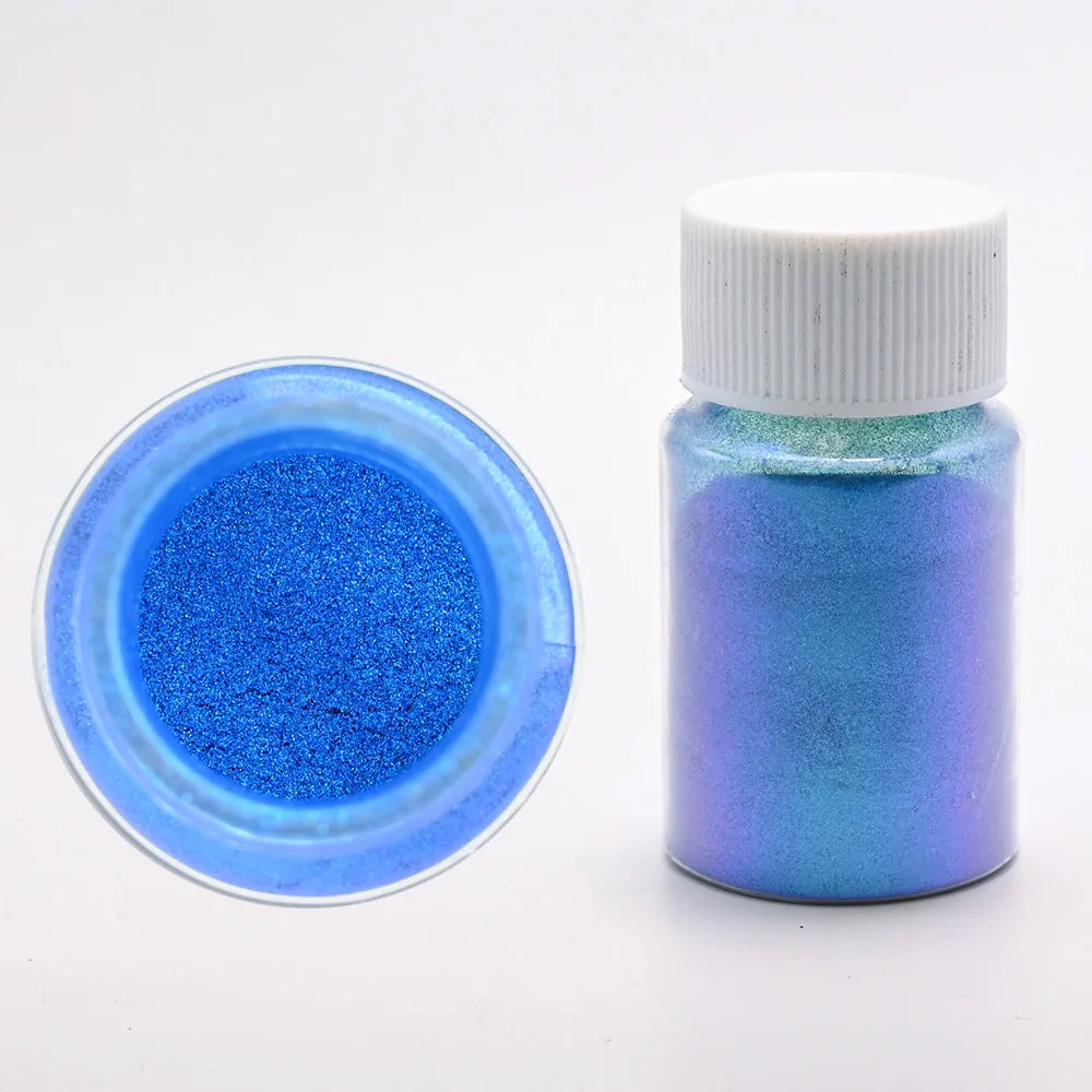 Chameleon Powder 20 Colors Shift Mica Pigment for Epoxy Resin & Cosmetics