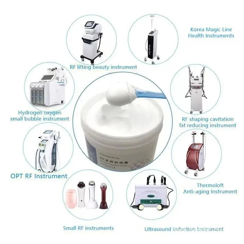 High-Frequency Skin Treatment Gel 1000ml for RF & Beauty Devices - Moisturizing & Lubricating