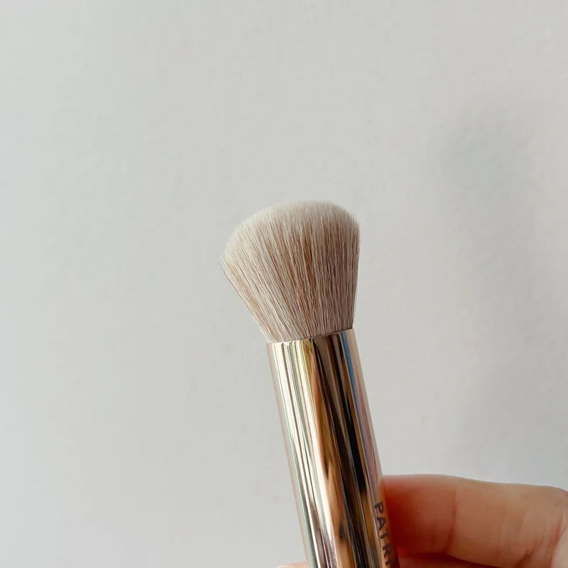 Dual-Ended Makeup Brush for Foundation & Powder - Vegan Cruelty-Free
