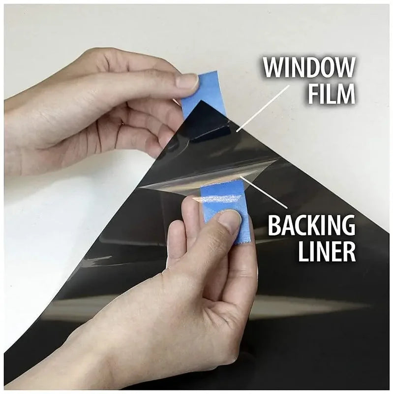 Car Window Tint Film Privacy Sun Shade UV Heat Rejection Blackout Film