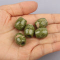 Natural Stone Beads - Turquoise, Jasper, Opal, Wood - Oval Shape Loose Beads for Jewelry Making