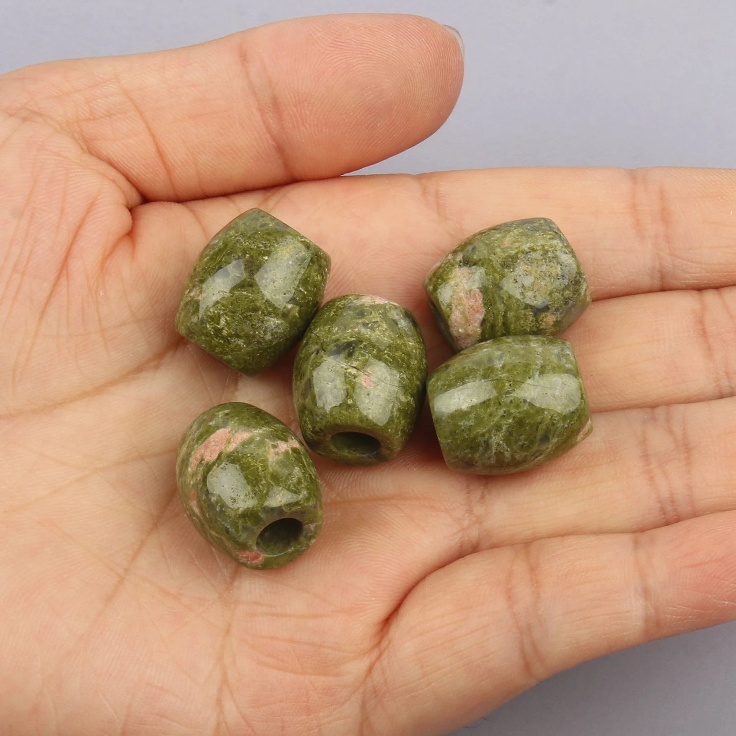 Natural Stone Beads - Turquoise, Jasper, Opal, Wood - Oval Shape Loose Beads for Jewelry Making