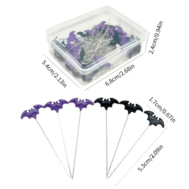 50/100pcs Dressmaking Pins for Sewing & Embroidery DIY Patchwork Accessories