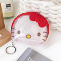 Kawaii Sanrio Cartoon PVC Transparent Storage Bag - Multi-Functional Organizer