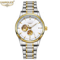 Men's Automatic Mechanical Watch Luxury Waterproof Skeleton Business Gift