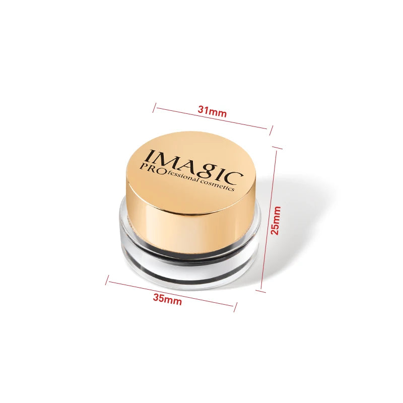 3-Color Waterproof Gel Eyeliner Set with Brush - Long-lasting, Quick Dry, Eye Makeup
