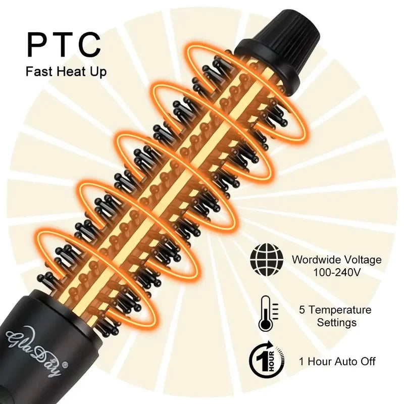 Electric Curling Iron for Short Hair - Fluffy Styling Perm Tool - Multi-Color
