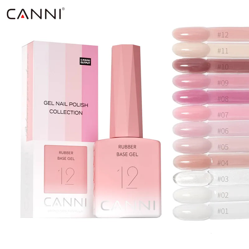 Color Rubber Base Gel Nail Polish 2-in-1 HEMA & TPO Free Jelly Pink 9ml