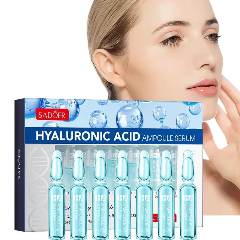 Hyaluronic Acid Facial Serum - Moisturizing, Lifting & Rejuvenating, 14 Pack 2ml Tubes
