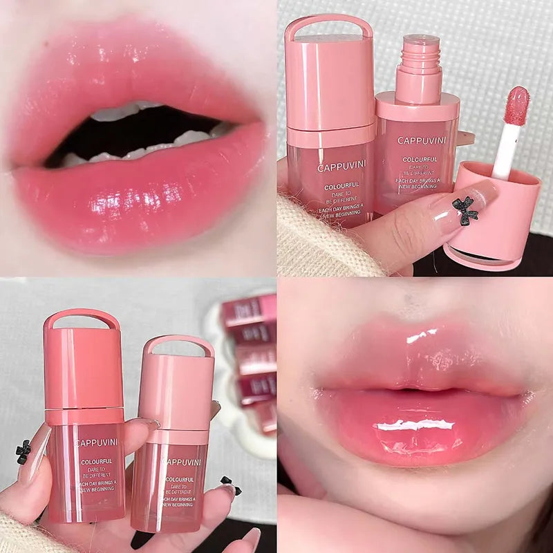 Water-Resistant Lip Gloss with Moisturizing Jelly Formula - Multiple Colors
