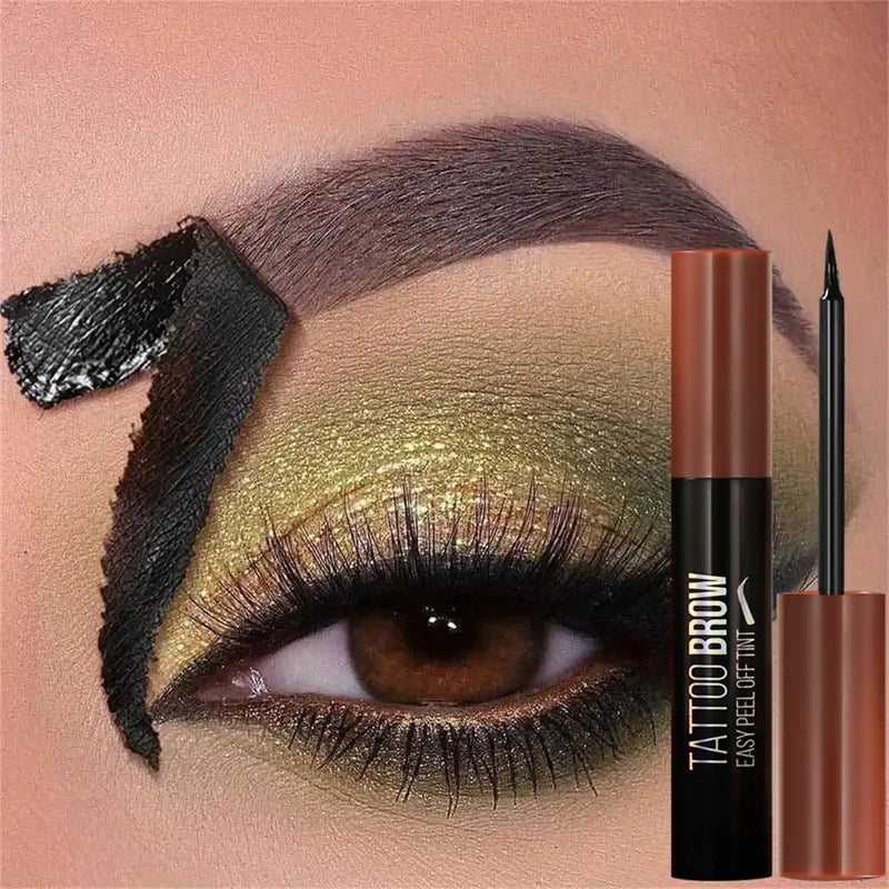 Tear-Away Eyebrow Tint Cream Long-Lasting Waterproof Flawless Application