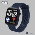 Kids LED Digital Sports Watch with Silicone Strap - Waterproof & Light Up