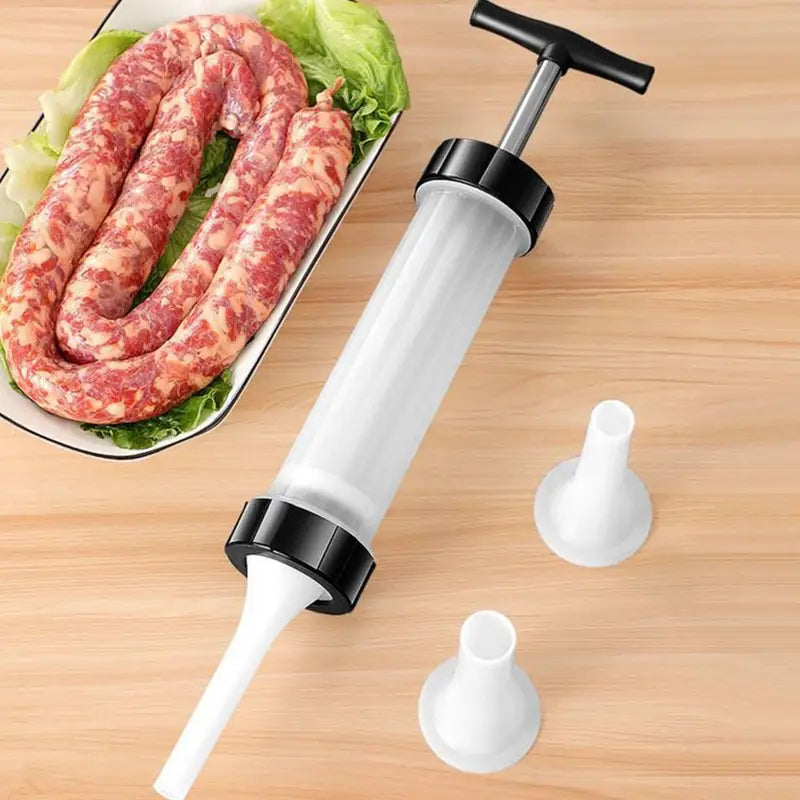Portable Manual Sausage Maker - Homemade Sausage Stuffing Machine Kitchen Tool