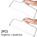 Adjustable Stainless Steel Cake Slicer & Decorating Mold for DIY Baking & Cake Decorating