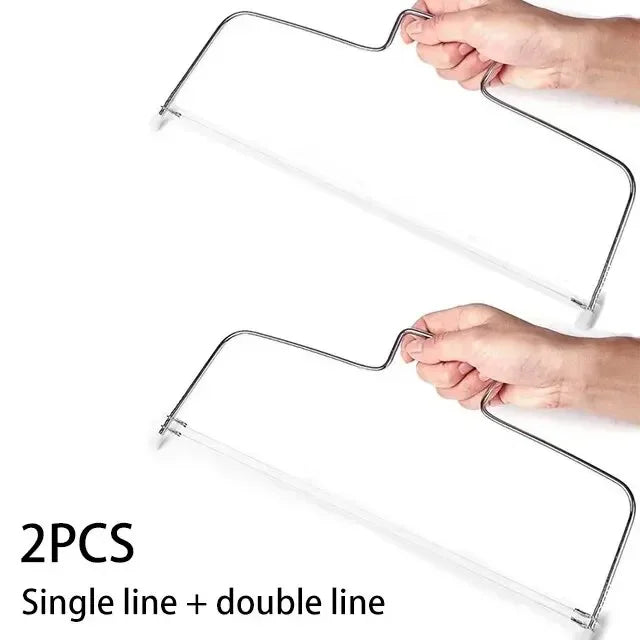 Adjustable Stainless Steel Cake Slicer & Decorating Mold for DIY Baking & Cake Decorating