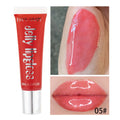 Moisturizing Lip Gloss Oil with Cherry Jelly Finish - Hydrating & Plumping Lip Treatment