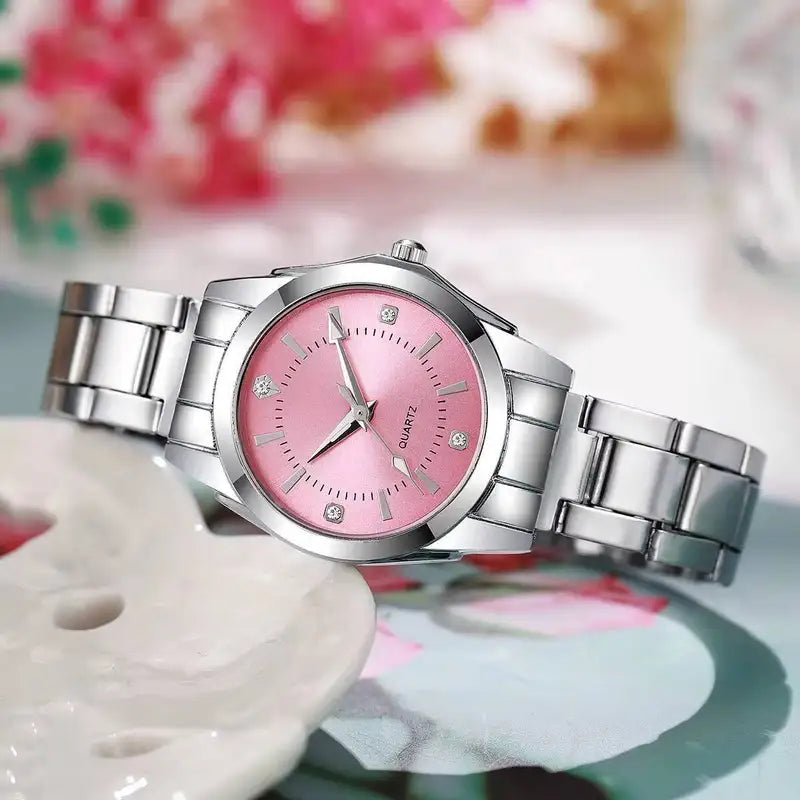 Fashion Rhinestone Women Watches Casual Quartz Wrist Watch - Multiple Colors