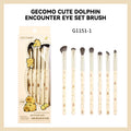 Eye Makeup Brush Set with Detail, Shading & Nose Shadow Brushes - Complete Makeup Tools for Beginners