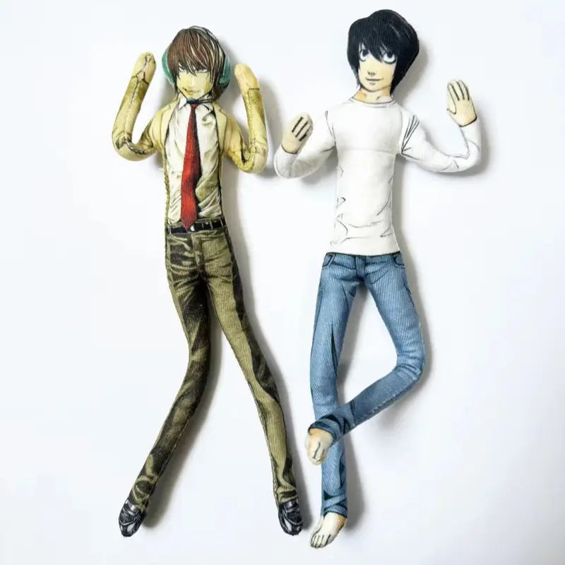 Anime Death Note L.Lawliet Cosplay Plush Doll Soft Room Decoration Halloween Mascot