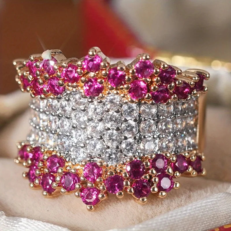 Elegant Vintage Palace Style Women's Ring for Parties & Special Occasions